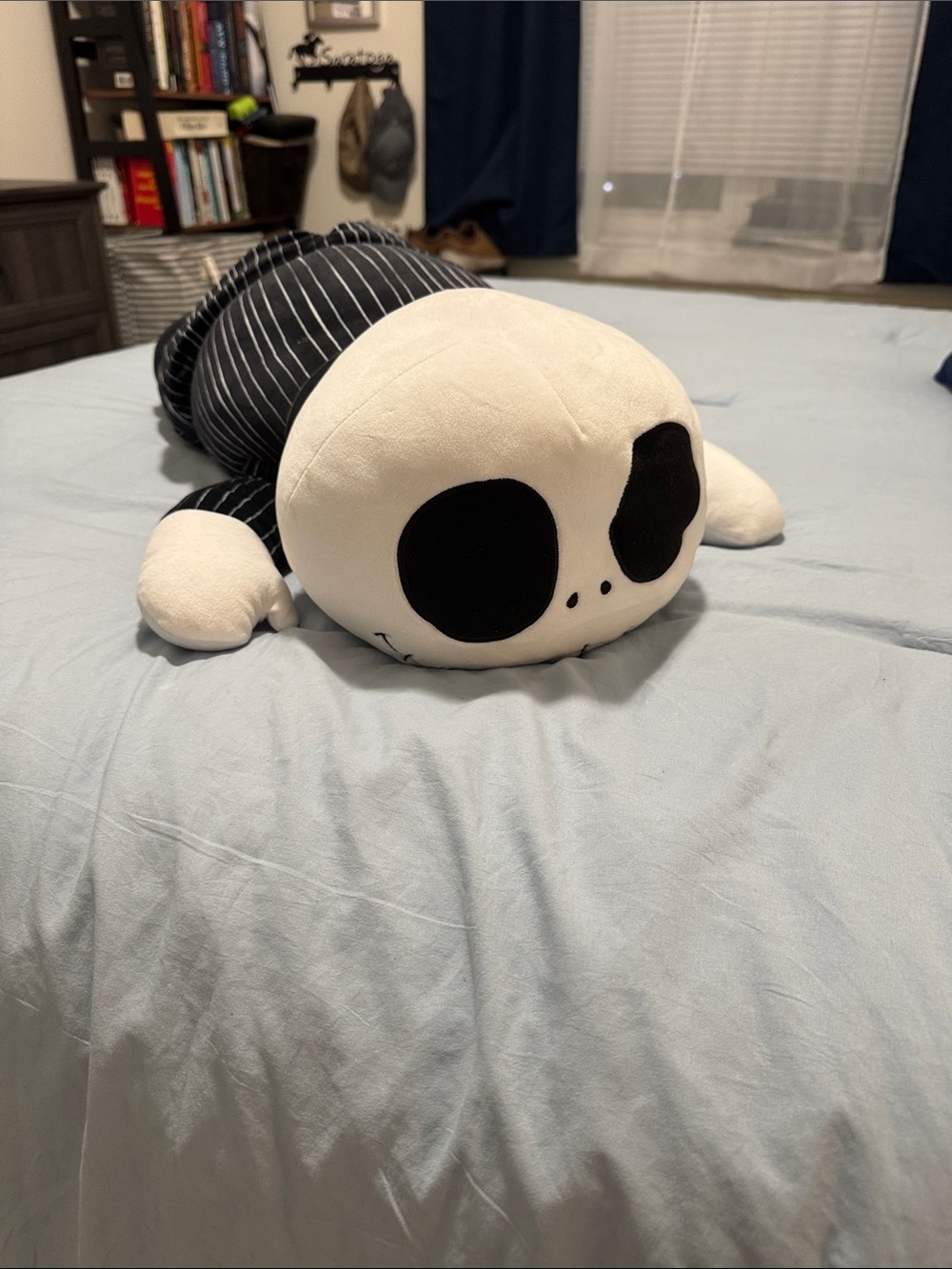 Striped Jack Skellington Plush Pillow